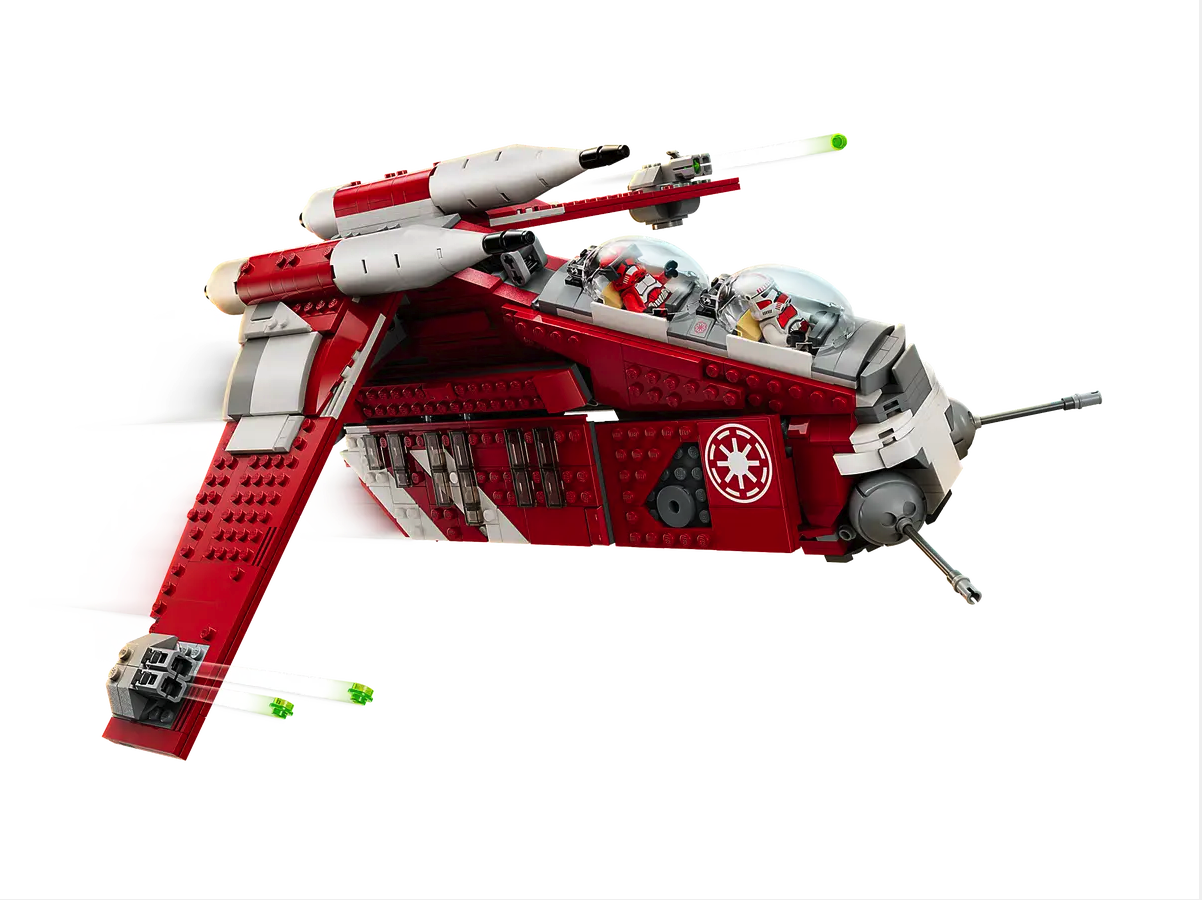 Coruscant Guard Gunship Revealed The Brick Stand