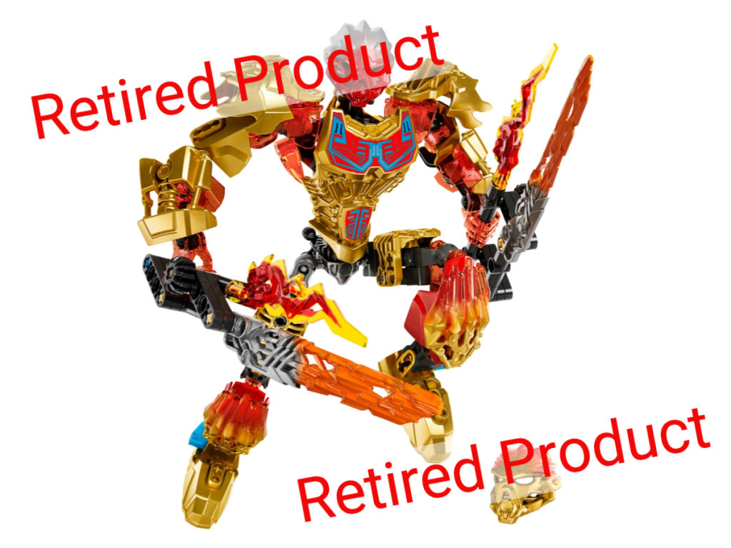 Tahu Uniter Of Fire Retired Spotlight The Brick Stand