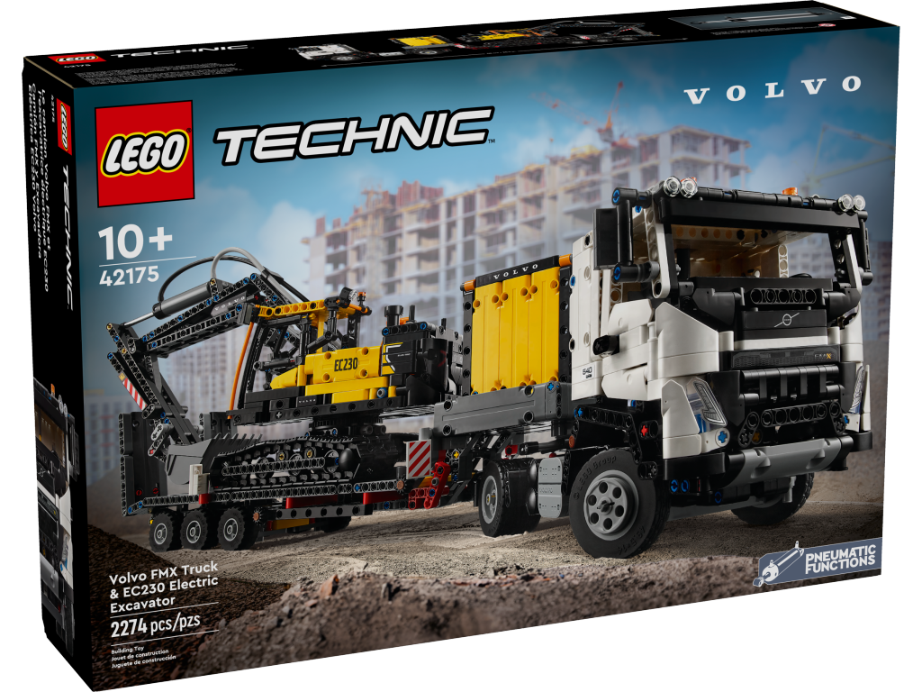 Volvo FMX Truck & EC230 Electric Excavator Revealed - The Brick Stand