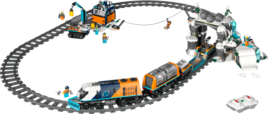 Explorers' Arctic Polar Express Train Revealed - The Brick Stand